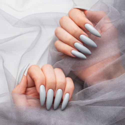 Fashion False Nails Medium Grey