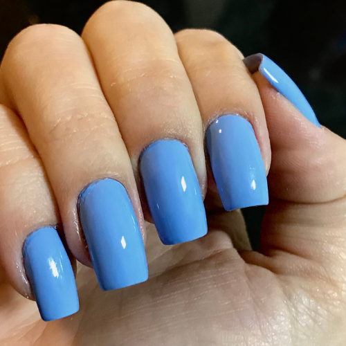Fashion False Nails Medium Blue